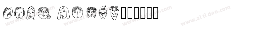 Ugly Faces字体转换